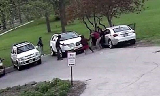 Moronic Teen Gets Her Head Stuck in a Truck Tail Pipe at a Music Festival