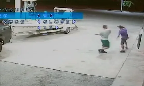 CCTV: Male Model is Filmed Beating Homeless Man with a Bat