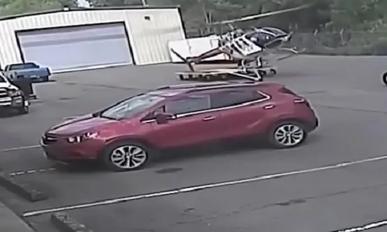 Police Helicopter Takeoff Goes Horribly Wrong!