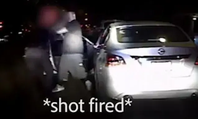 Police Shootout at Point Blank Range in LA