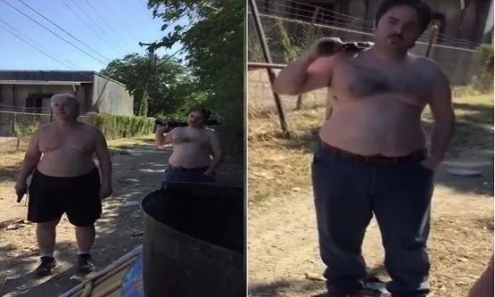 Father and Son Caught on Camera Gunning Down Neighbor in Fight Over a Mattress