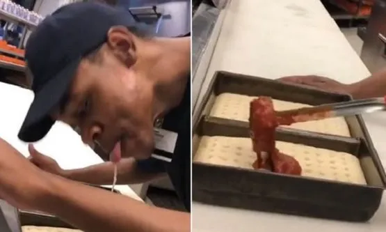 Restaurant Employee Arrested After Video Shows Him Spitting On A Customers’ Pizza!