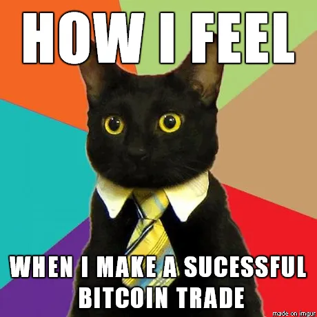 When I make a successful bitcoin trade :-D
