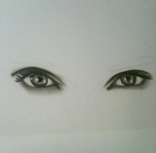 Eye Tutorial - Dry Brush Technique