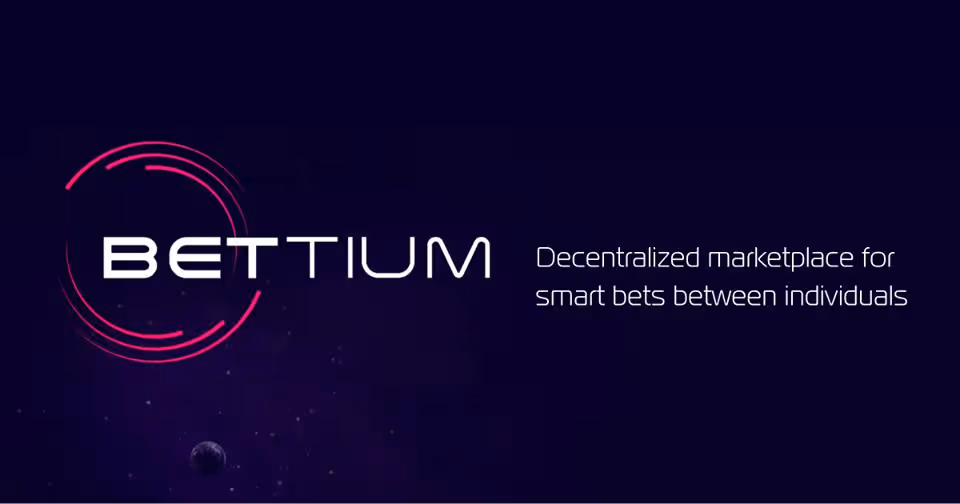 BETTIUM - The Decentralized Marketplace For Smart Bets Between Individuals