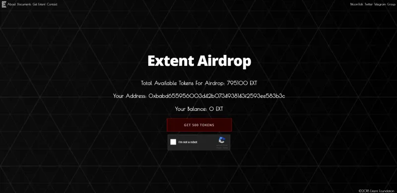 How to claim EXT Tokens (Extent Selfdrop)