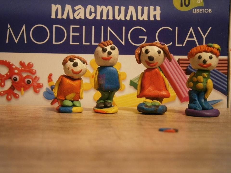 Crafts from plasticine