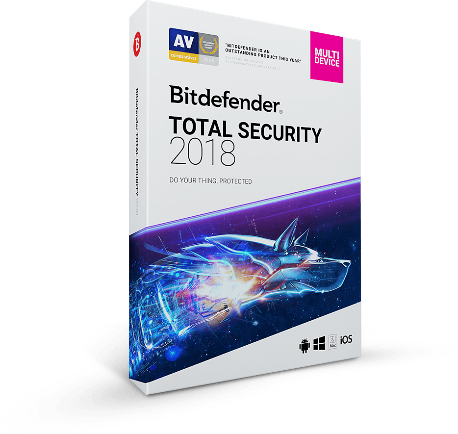 40% off Bitdefender Total Security 2018 - $69.98 (was $119.99)