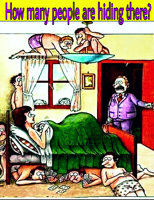 How Many People Hiding There?