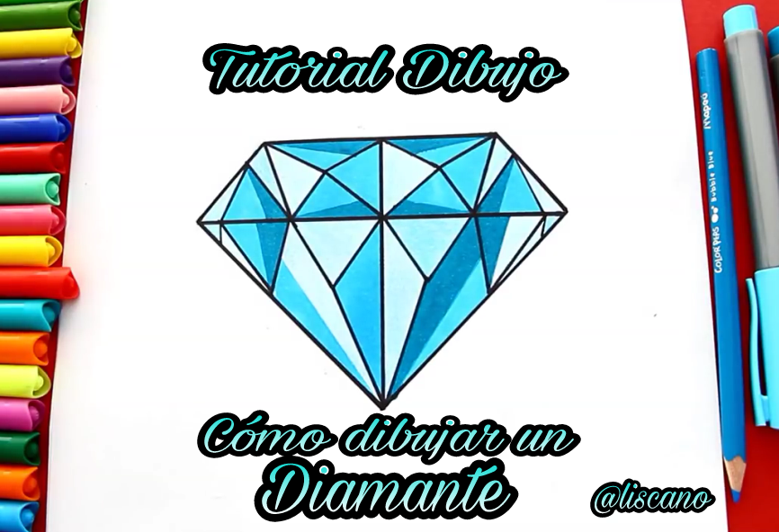 Draw a Diamond in a Correct and Simple Way! - 3 Steps - Drawing Tutorial!