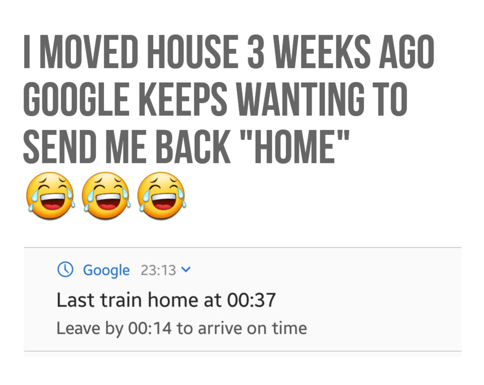 Google, stop telling me what to do please 😆
