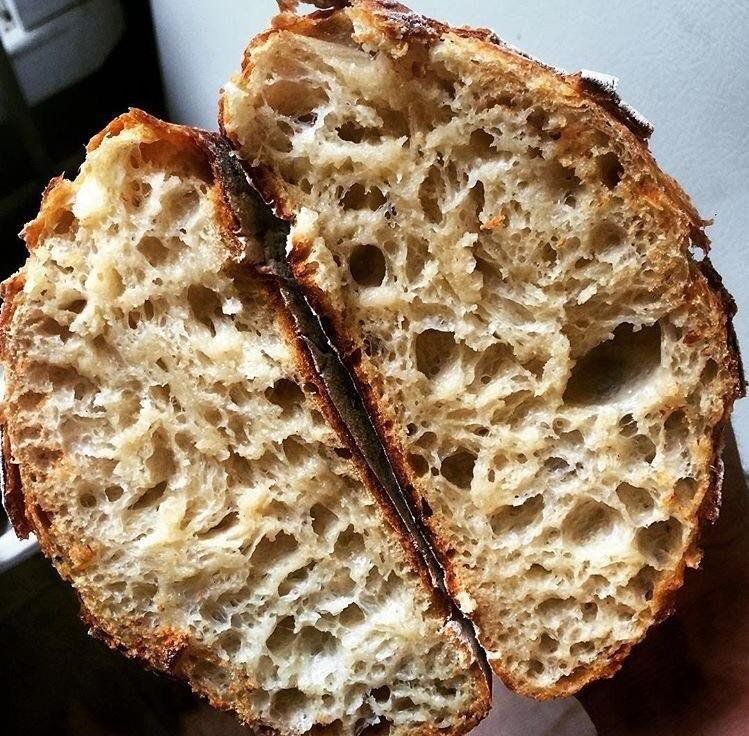 [Pro/Chef] Homemade Super High Hydration Sourdough.