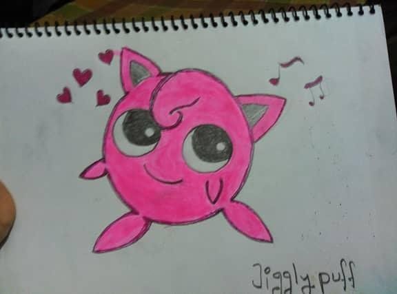 started drawing pokemon
