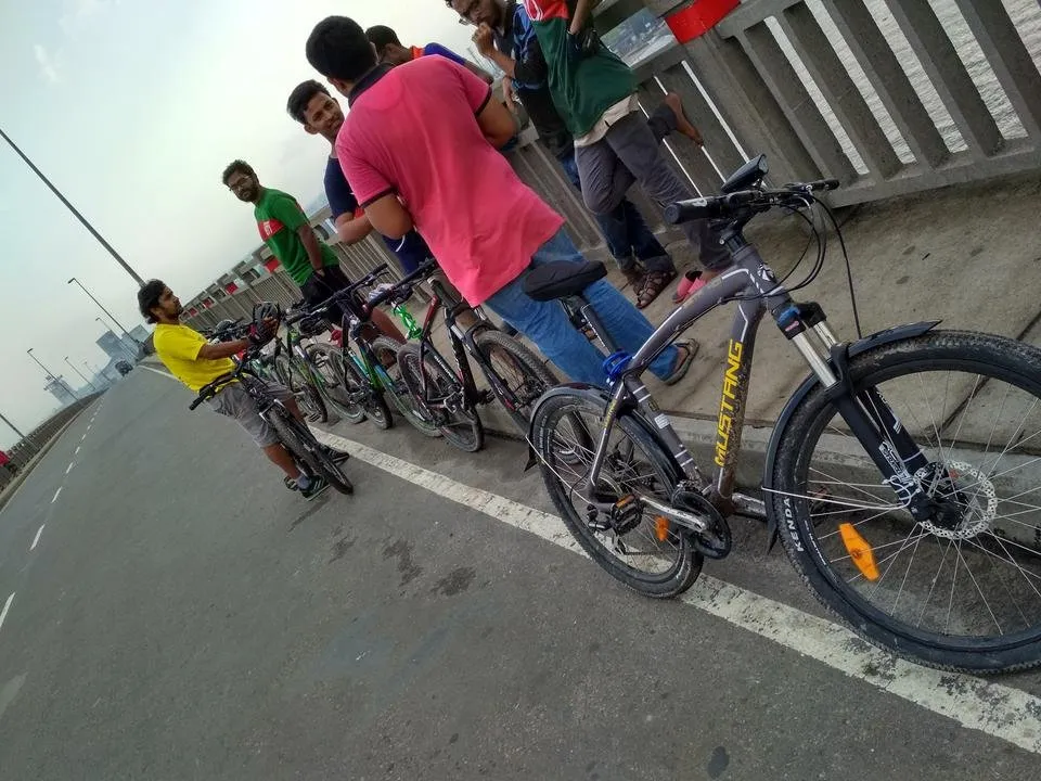 In friday we travel by cycle A lot of fun