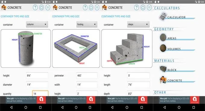 Download Concrete Calculator App