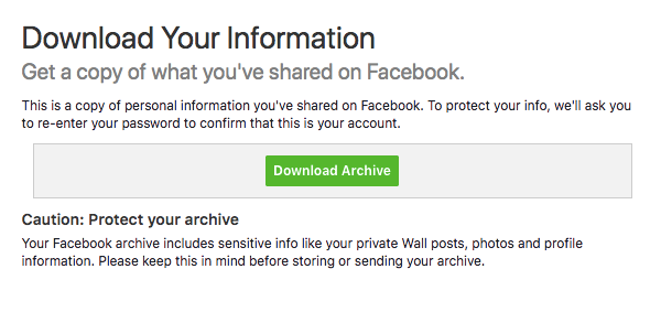 Want to know all the data Facebook has on you? 