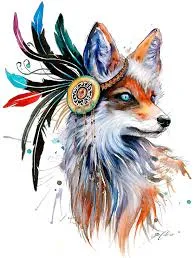 Art of beautiful Fox _steem
