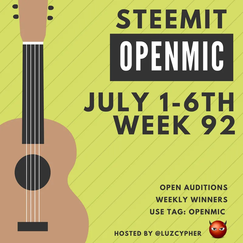 Steemit Open Mic Week 92 - Wonderwall - Oasis - La niña ingrávida (Cover)