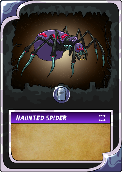 Haunted Spider - Steem Monsters Story week 5. My first entry!