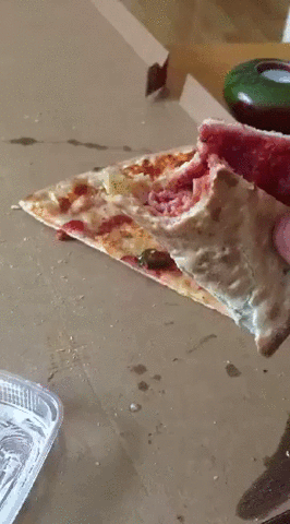 My weakness is pizza