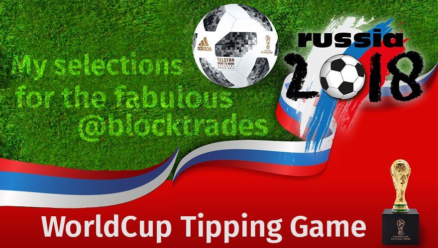 The @blocktrades World Cup | My selections
