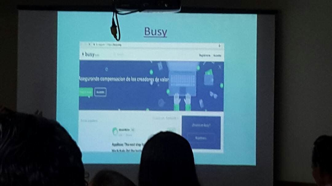 Lo mejor del Cervantes meetup Cabimas: conocer busy.org