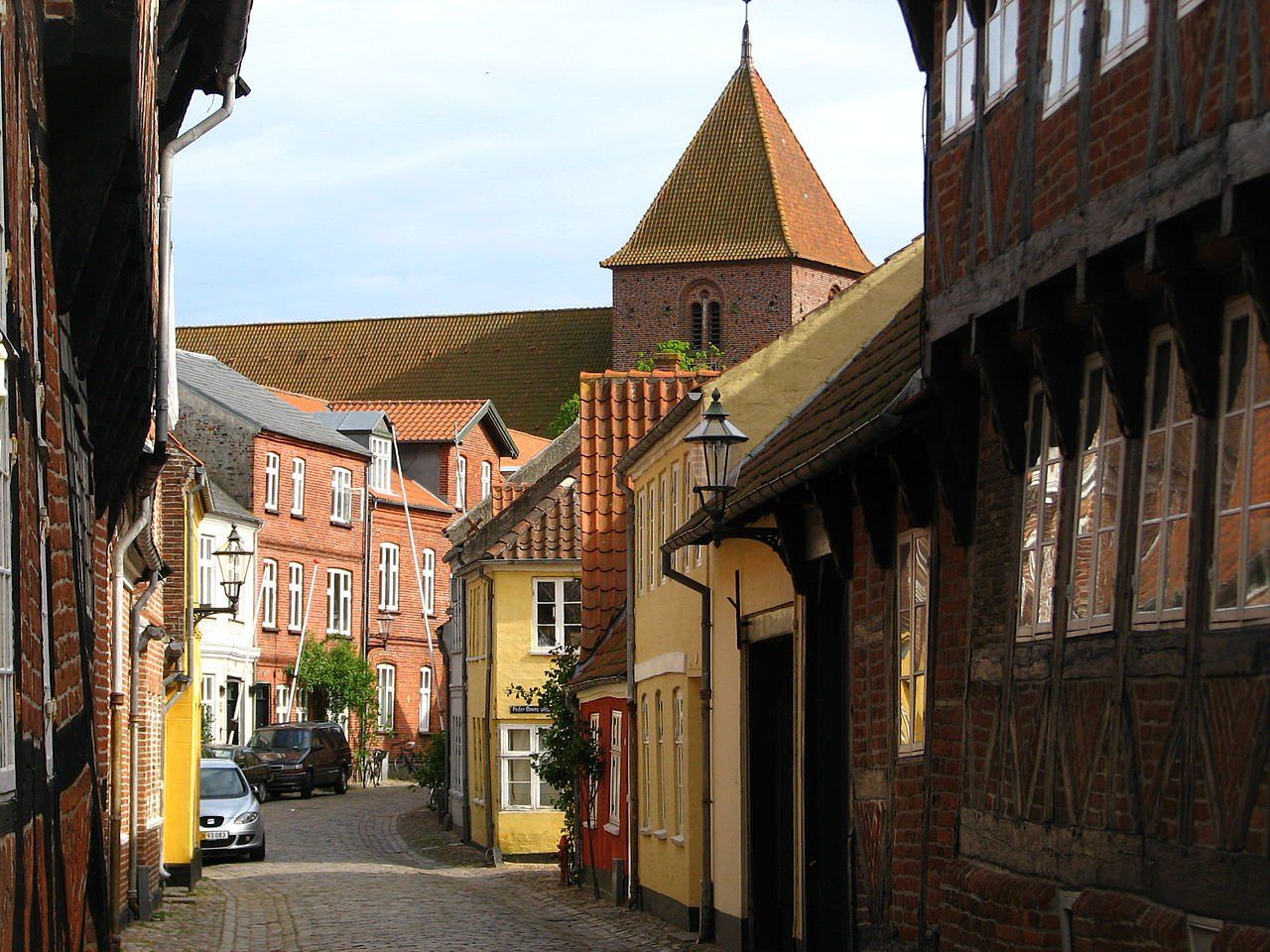 Quiet town in Denmark.