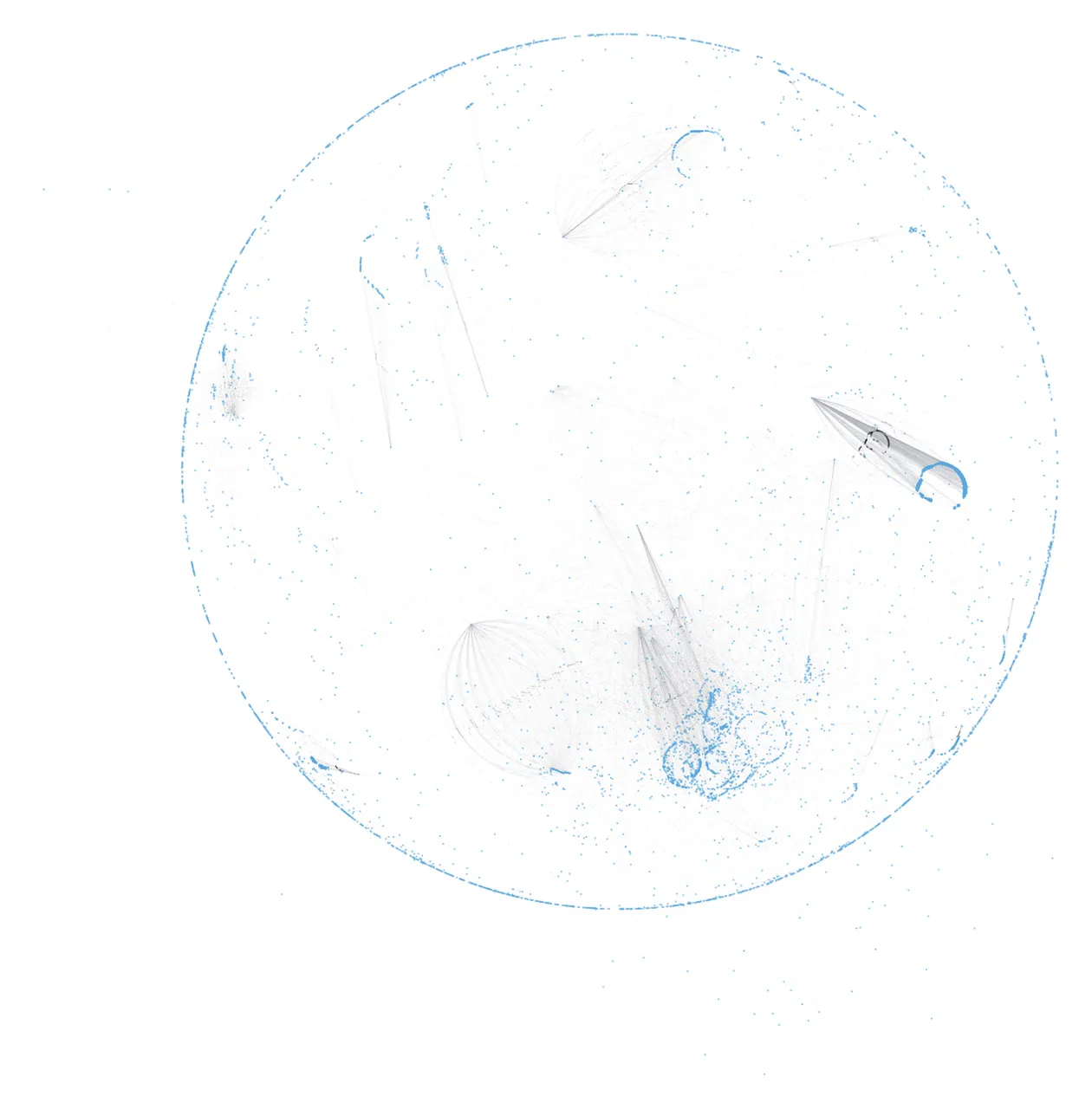 Data-driven art: a visualisation of a sample of ERC20 Tokens transactions