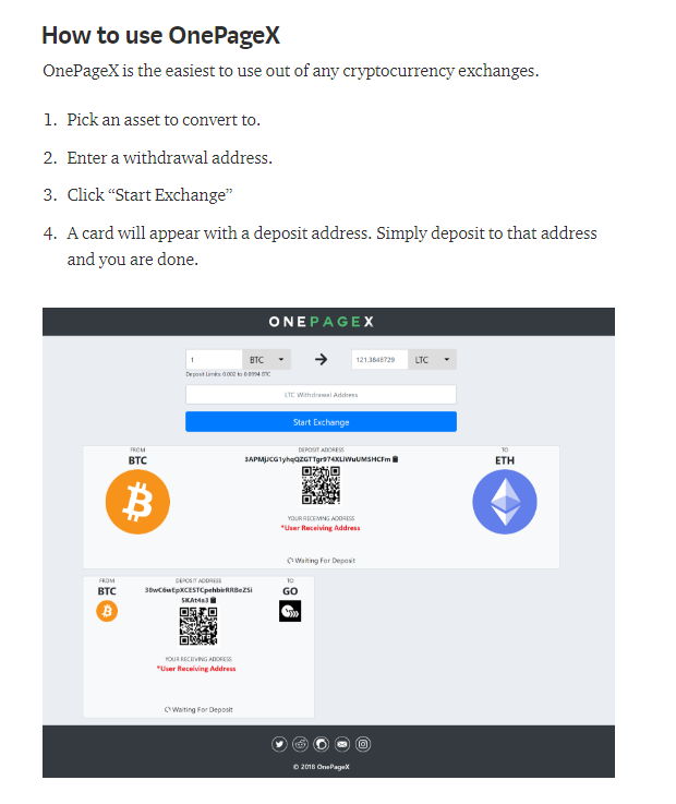 New age crypto trade - ONEPAGEX