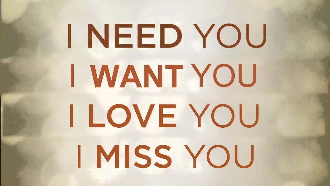 I WANT YOU ZEHNASEEB