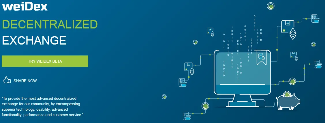 WDX Decentralized Exchange - Savoir comment WeiDex fonctionne avec un exemple