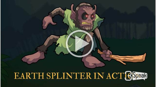 Earth Splinter In Action || SHARE YOUR BATTLE || Splinterlands Weekly Challenge