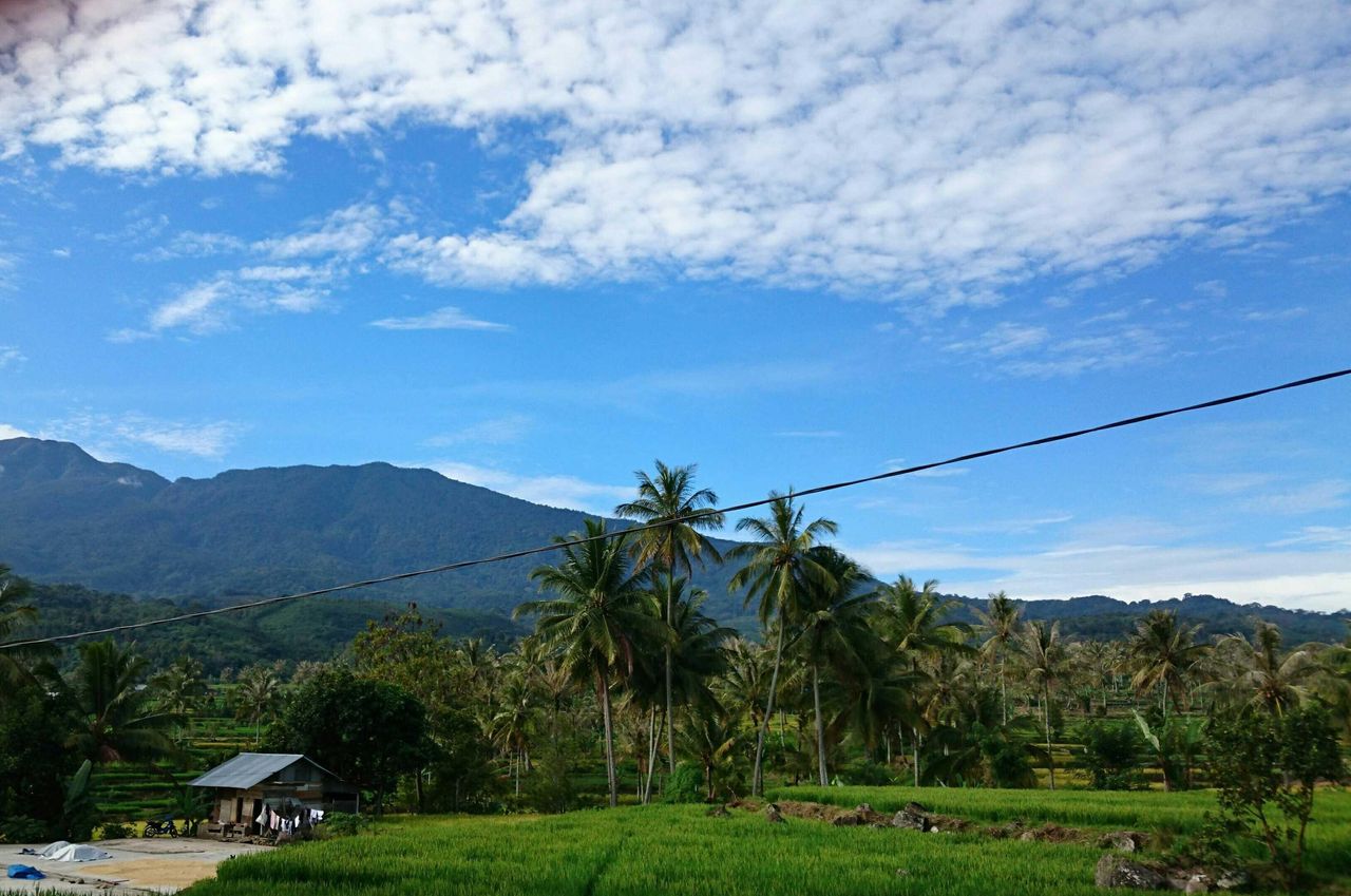 Mountain Talang and hot springs