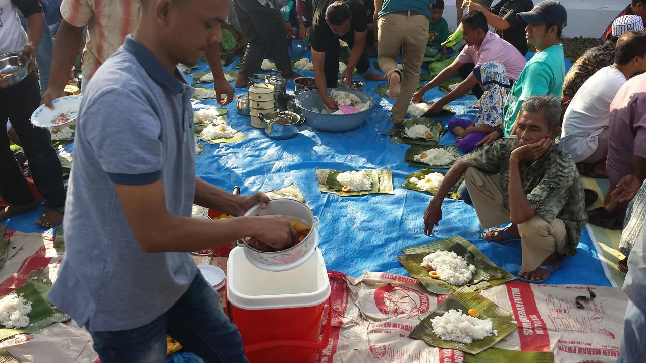 maulid event in our village