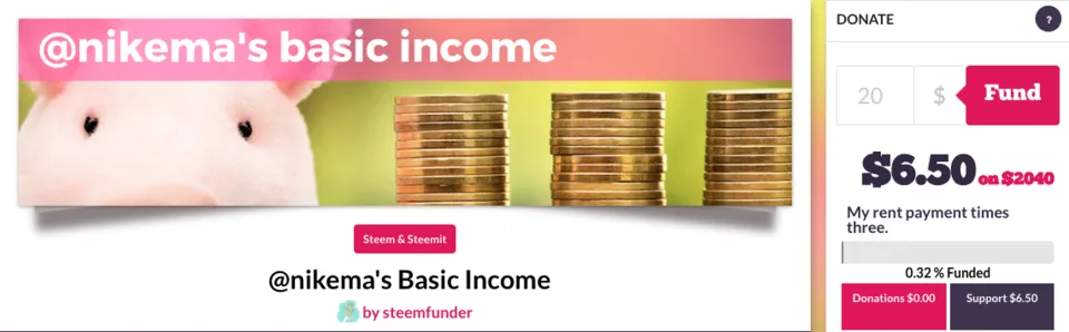 Upfundme - @nikema's Basic Income Update
