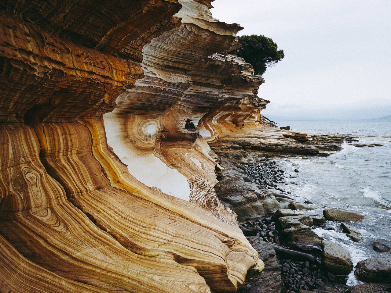 Painted Cliffs, Maria Island