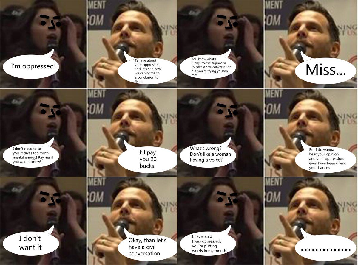 conversation debate oppressed npc