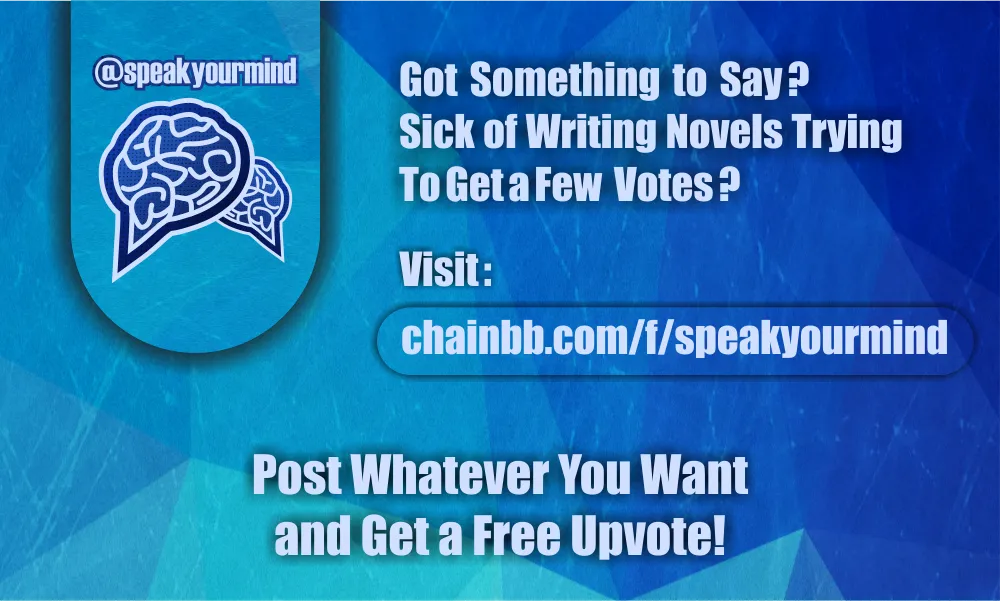 speakyourmind on chainbb!