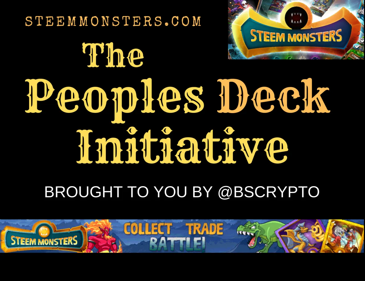 The Peoples Deck Initiative is off to a good start   Over 23 steem raised