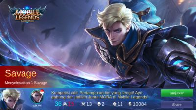 Mobile legend player