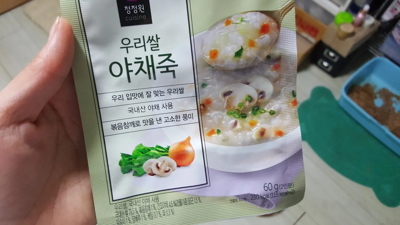 [muksteem,kr-review]맨날 먹는 죽<청정원 우리쌀 야채죽>