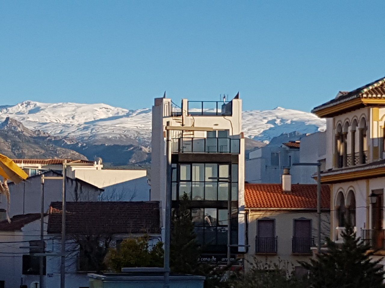 ColorChallenge FridaySkyBlue : Snowy mountain top in Spain