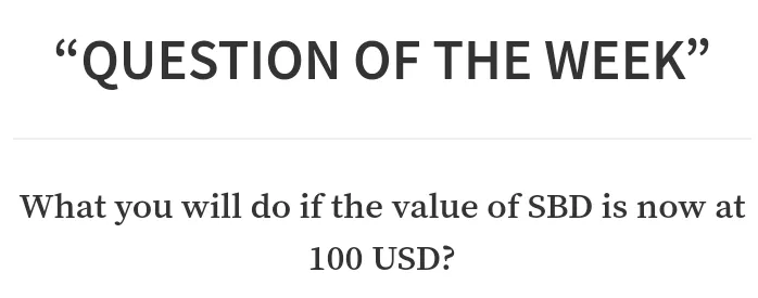 Drop Your Valuable Answer Contest: Week - 1, Win 5 SBD very easily! - UPDATE, The winner will be announced shortly.