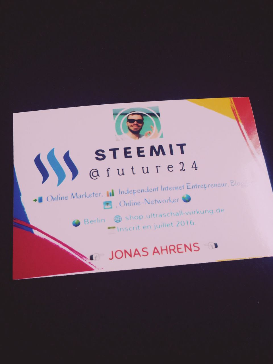 Art : Steemit card's #2 (@future24)