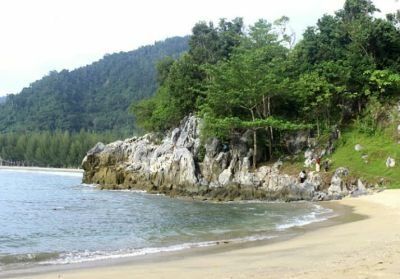 Beach teluk jantan