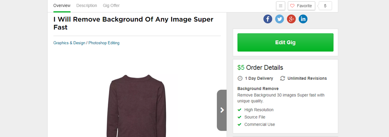 Background Remove Super Fast ,#My First Gig On Fiver