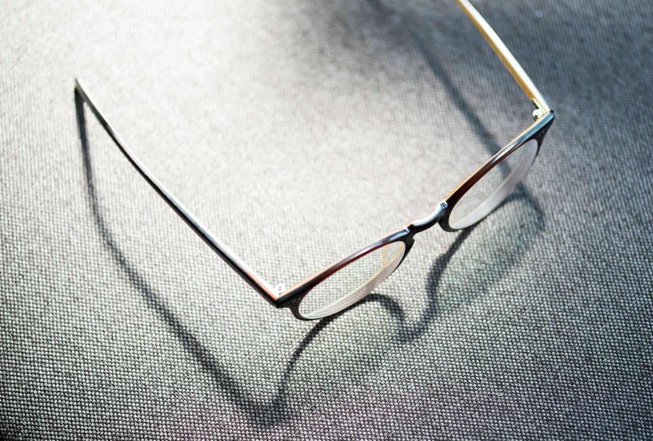 Eyeglasses With Brown Frame