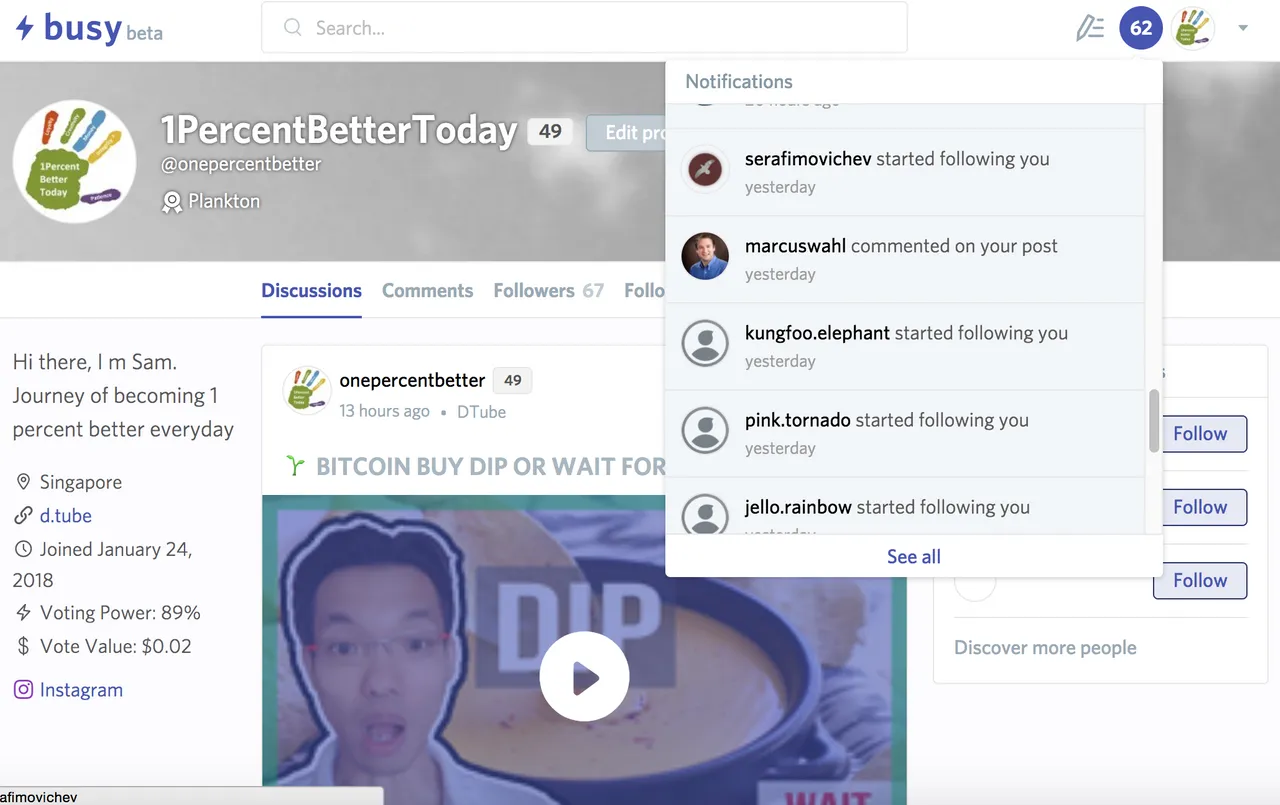 FINALLY NOTIFICATIONs BELL FOR STEEMIT VIA BUSY PLATFORM