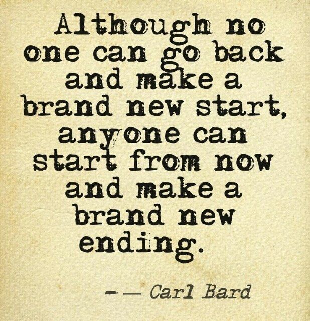 Make a great ending.