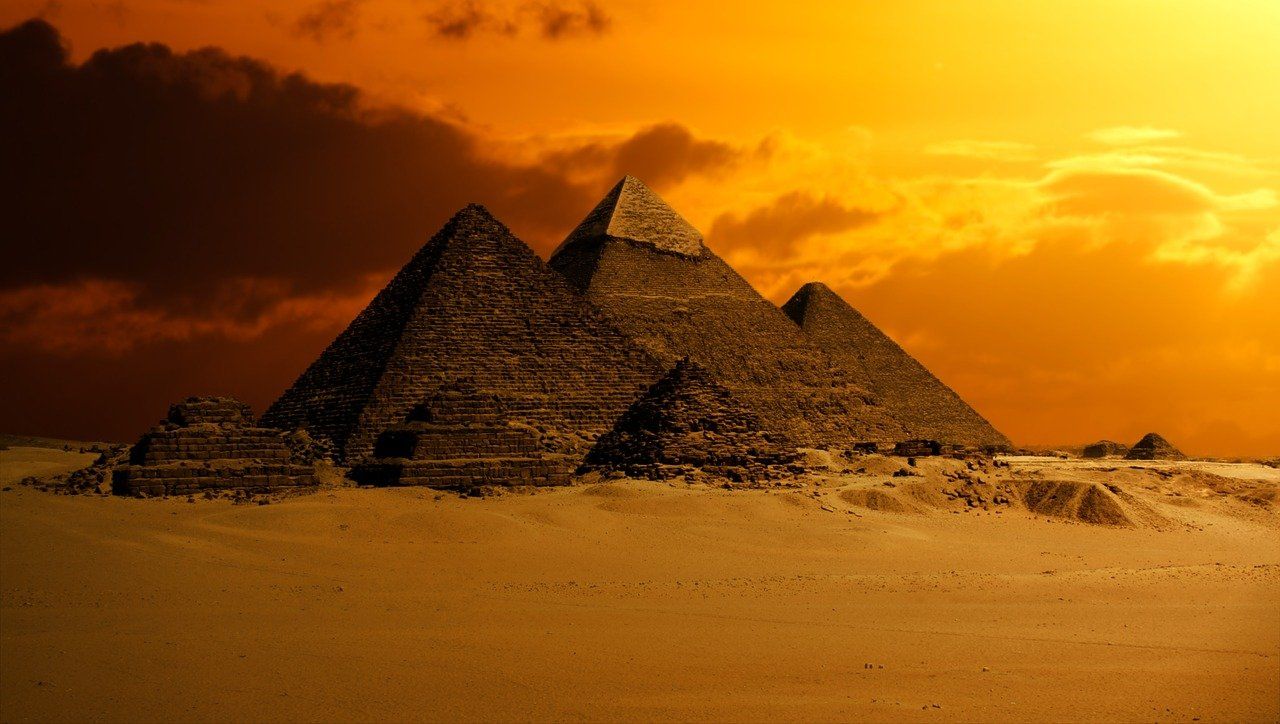 The pyramids of Egypt